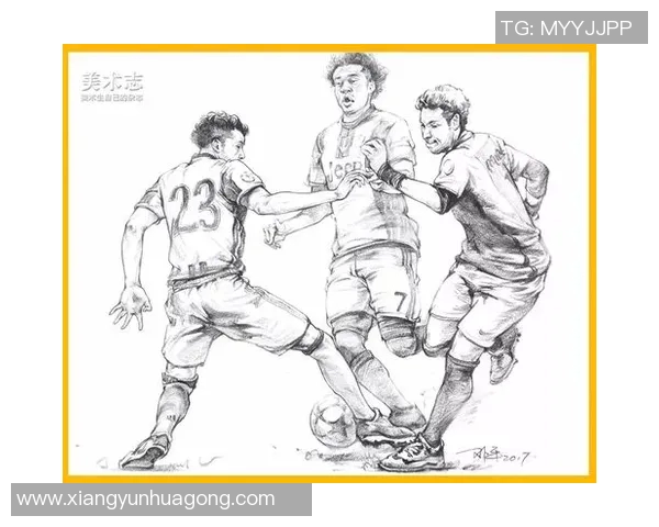 足球明星半身肖像速写展现运动魅力与个性风采的艺术之旅